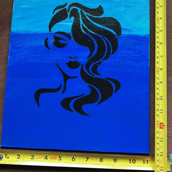 Over My Head* Acrylic Canvas Painting - Picture 14 of 16